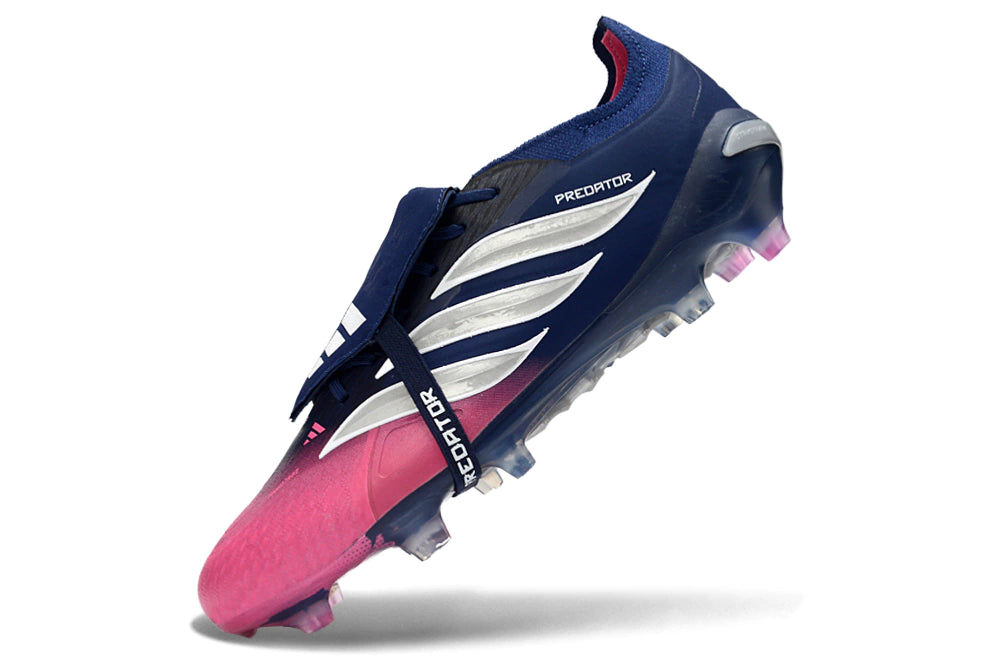 Chuteira Adidas Predator Tongue 26 Elite FG - Roxo/Rosa