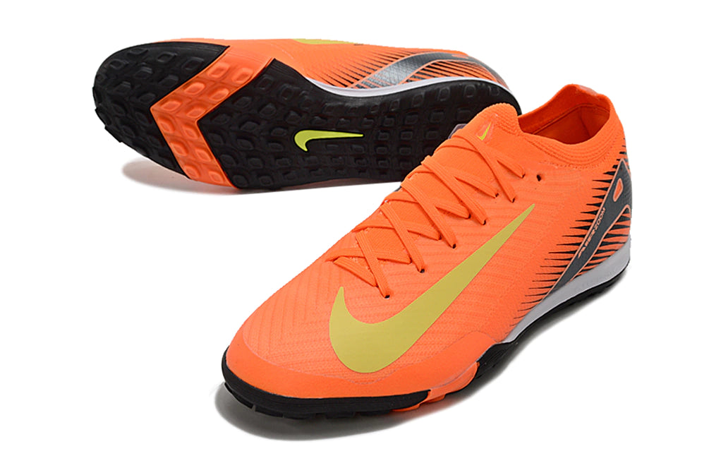 Chuteira Nike Mercurial Vapor 16 Elite Society - Preto/Laranja