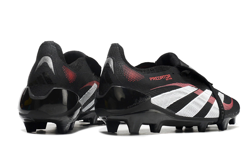 Chuteira Adidas Predator Elite Tongue 25 Campo FG - Preto/Branco