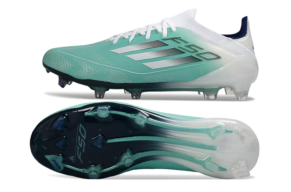 Chuteira Adidas F50 X Campo - Azul/Branco