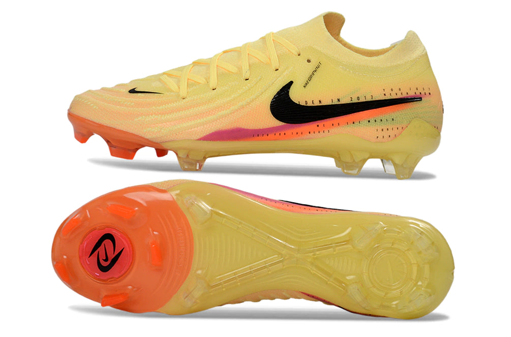 Chuteira Nike Campo Phantom GX2 Elite Campo FG - Amarelo