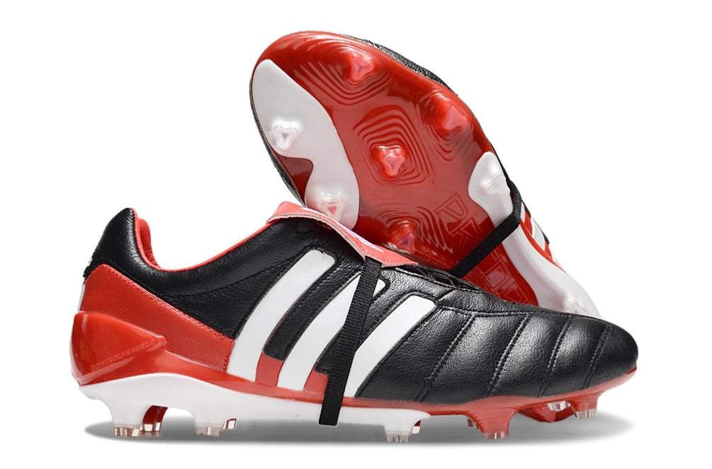 Chuteira Adidas Predator Mania FG - Preto/Vermelho