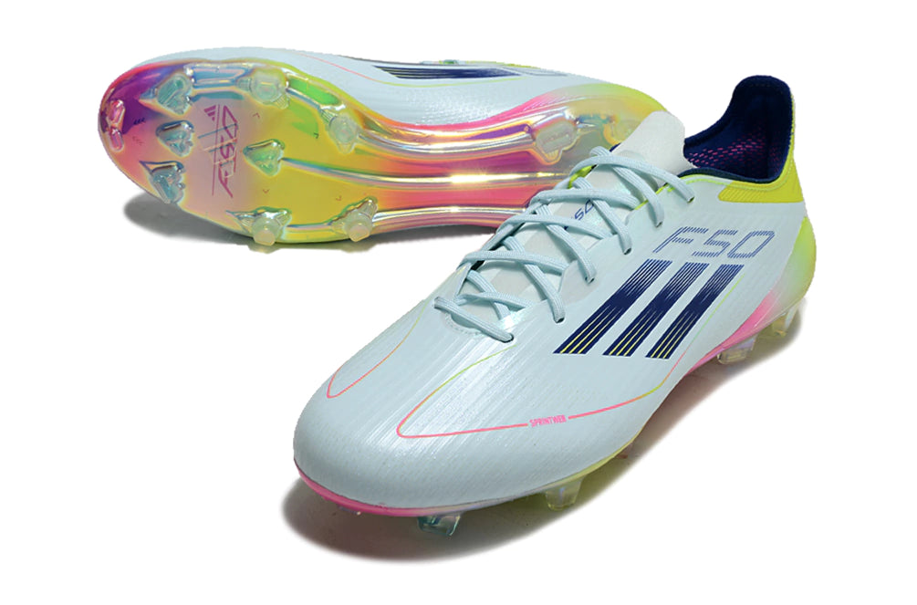 Chuteira Adidas F50 X Campo - Azul/Verde