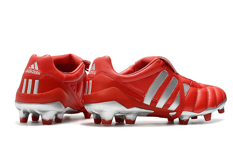 Chuteira Adidas Predator Mania FG - Vermelho/Branco