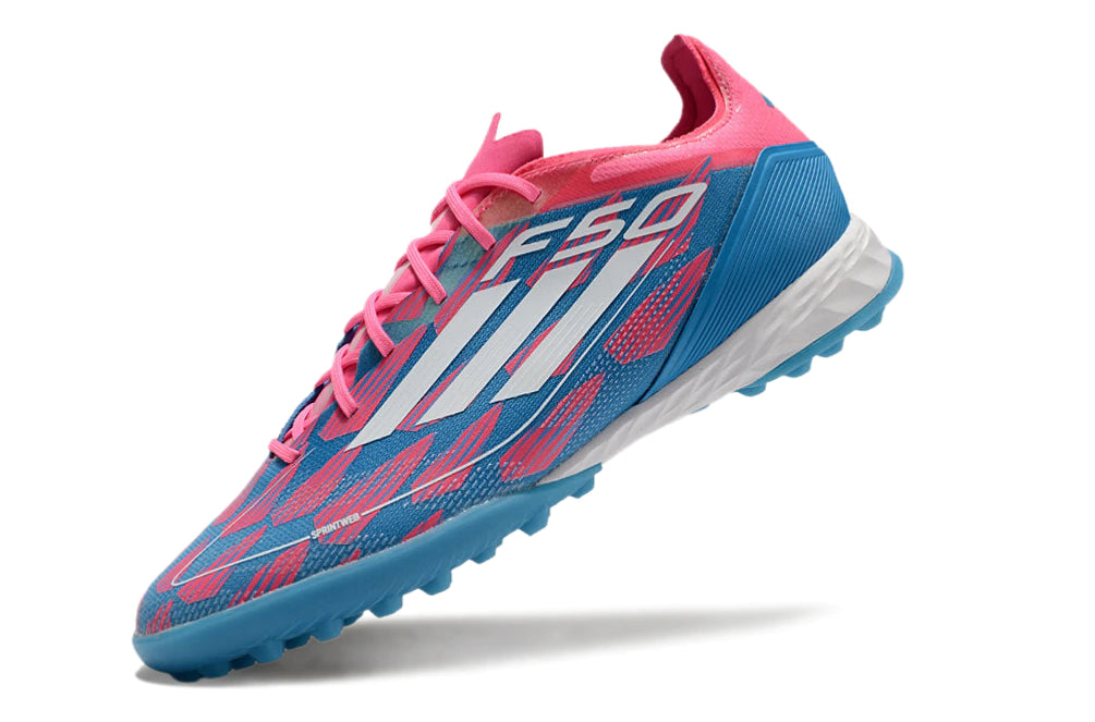 Chuteira Adidas X F50 Pro Society - Azul/Rosa