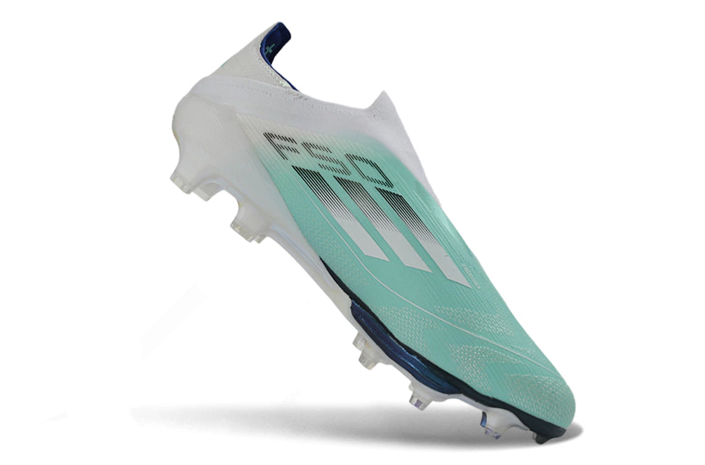 Chuteira Adidas F50+ Elite Campo - Azul/Branco