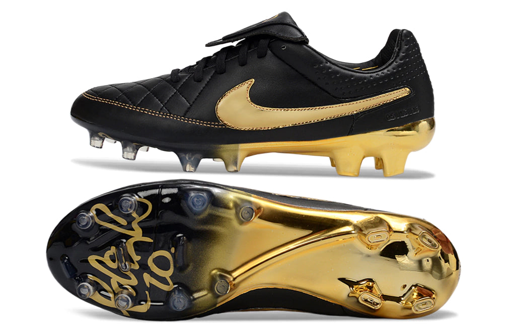 Chuteira Nike Tiempo Legend R10 FG - Preto