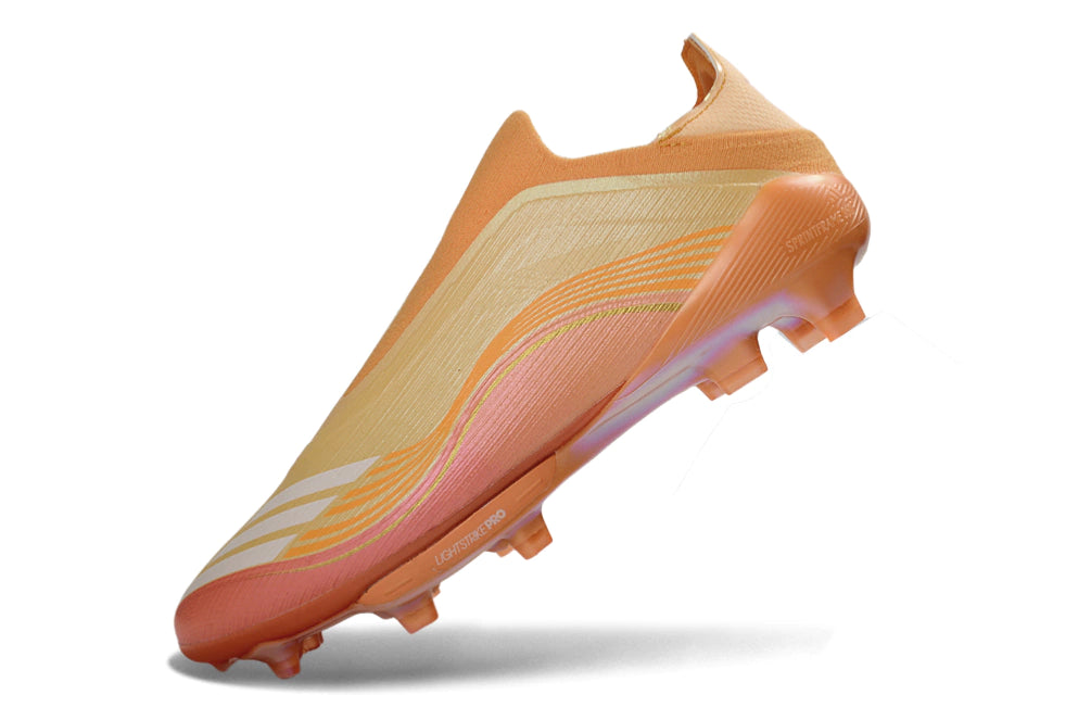 Chuteira Adidas F50+ Elite Campo - Laranja