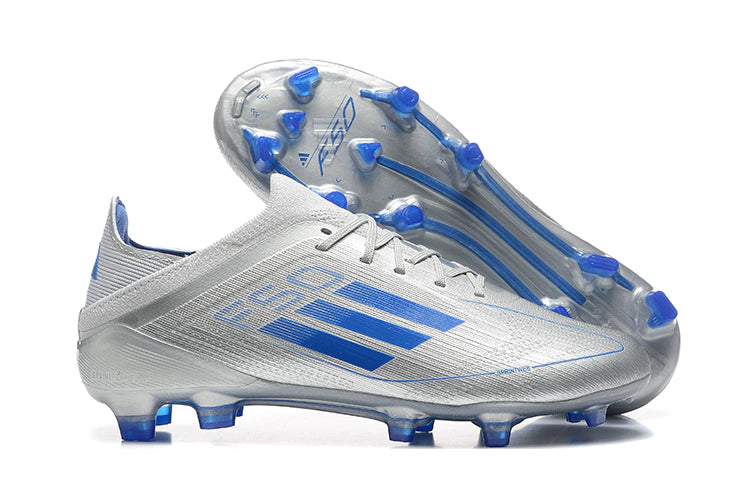 Chuteira Adidas F50 X Campo - Prata/Azul