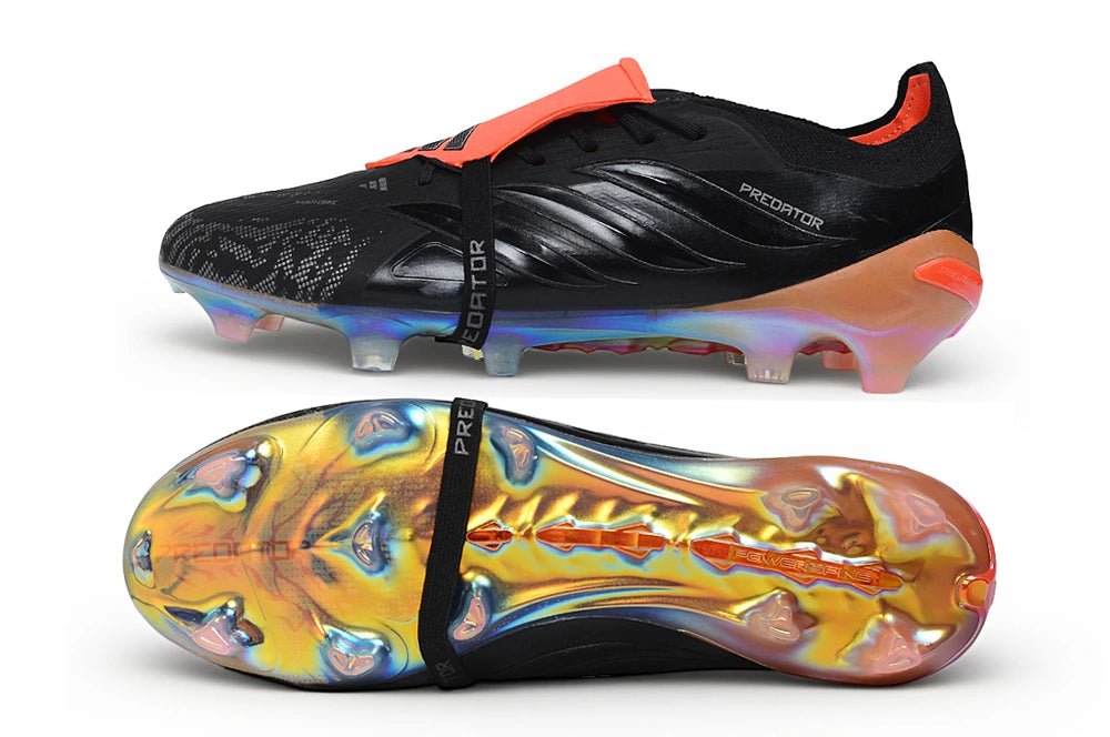 Chuteira Adidas Predator Tongue 26 Elite FG - Preto