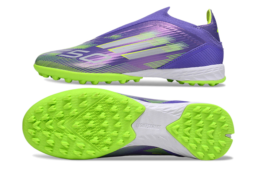 Chuteira Adidas F50 League Society - Roxo/Branco