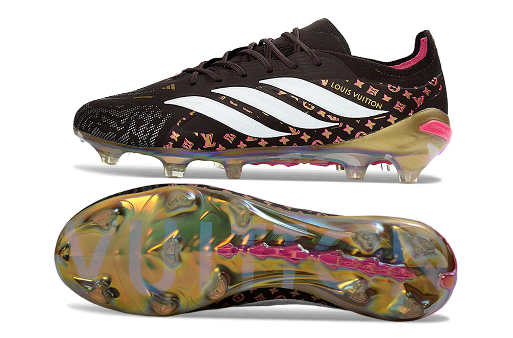 Chuteira Adidas Predator Elite 26 Campo FG - Marrom