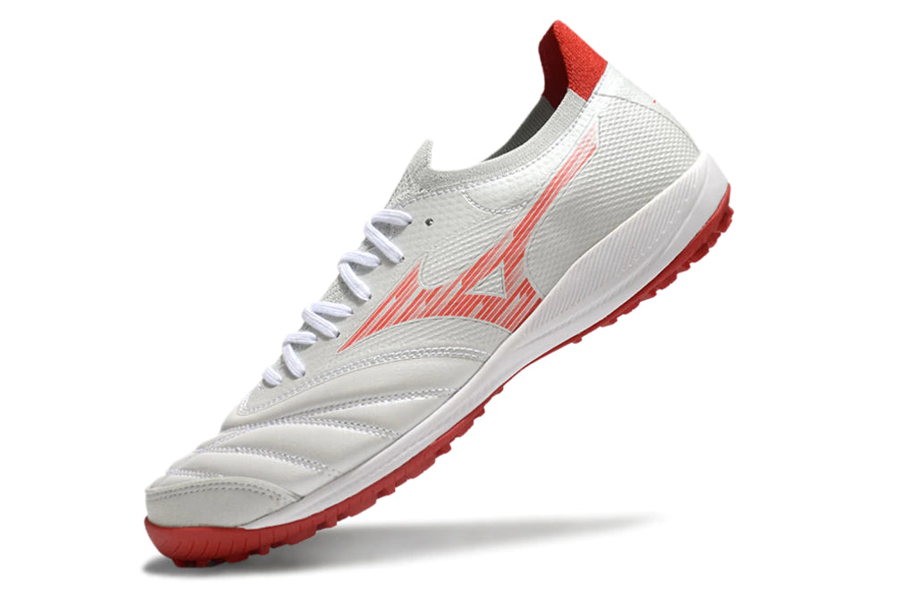 Chuteira Miuzno Morelia Neo Sala β Society - Branco/Vermelho