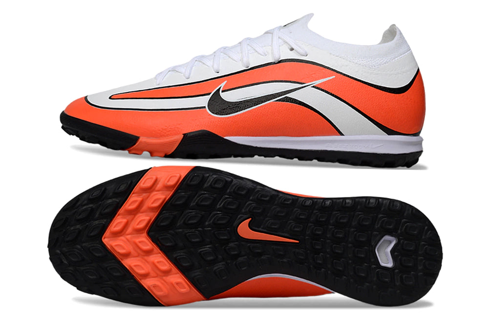Chuteira Nike Mercurial Vapor 16 Elite Society - Branco/Laranja