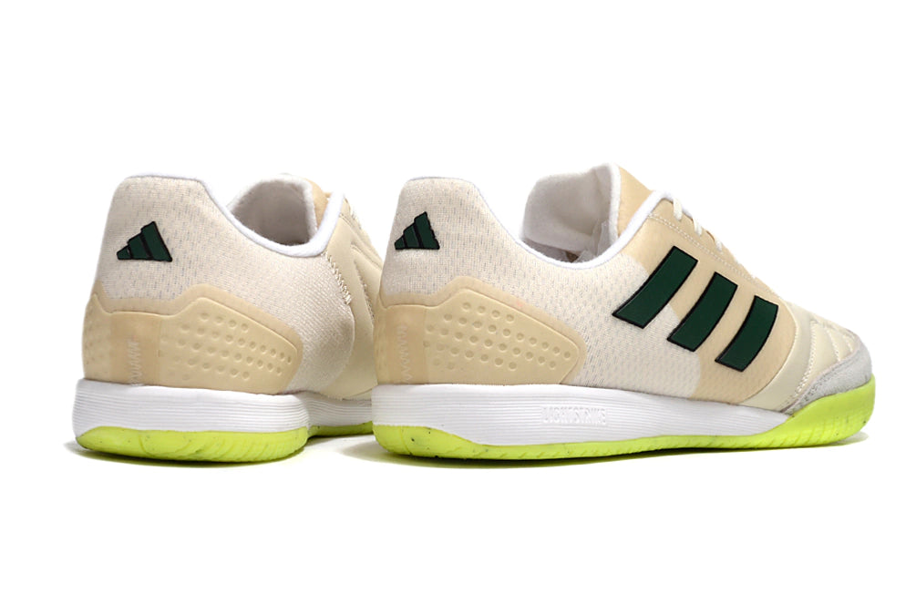 Chuteira Adidas Top Sala Futsal - Bege/Verde