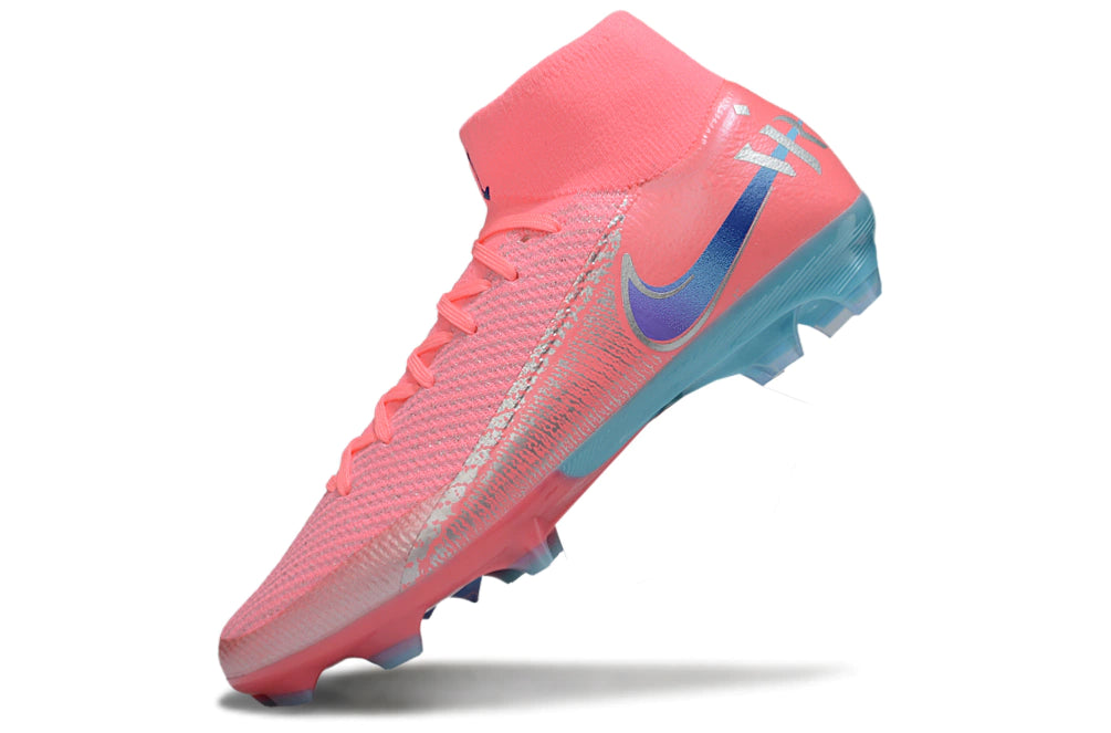 Chuteira Nike Air Zoom Mercurial Superfly 10 Elite Campo - Rosa