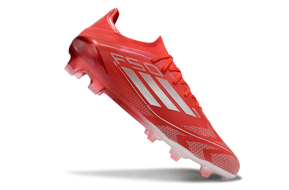 Chuteira Adidas F50 X Campo - Vermelho/Prata