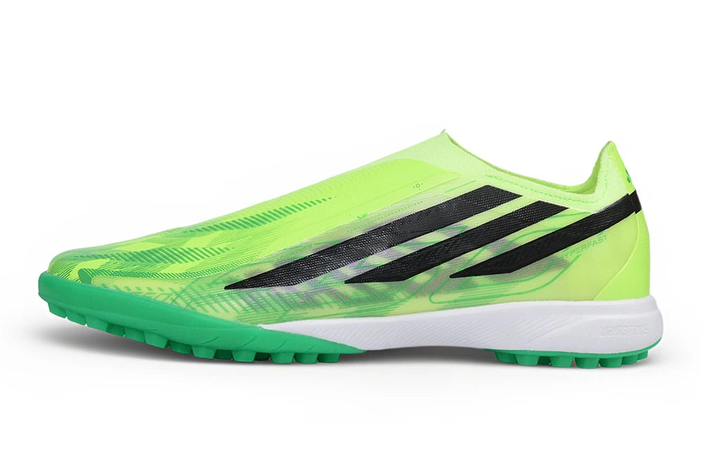Chuteira Adidas F50 Hyperfast Laceless TF - Verde