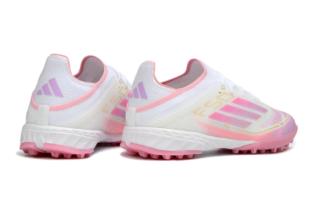 Chuteira Adidas X F50 Pro Society - Branco/Rosa