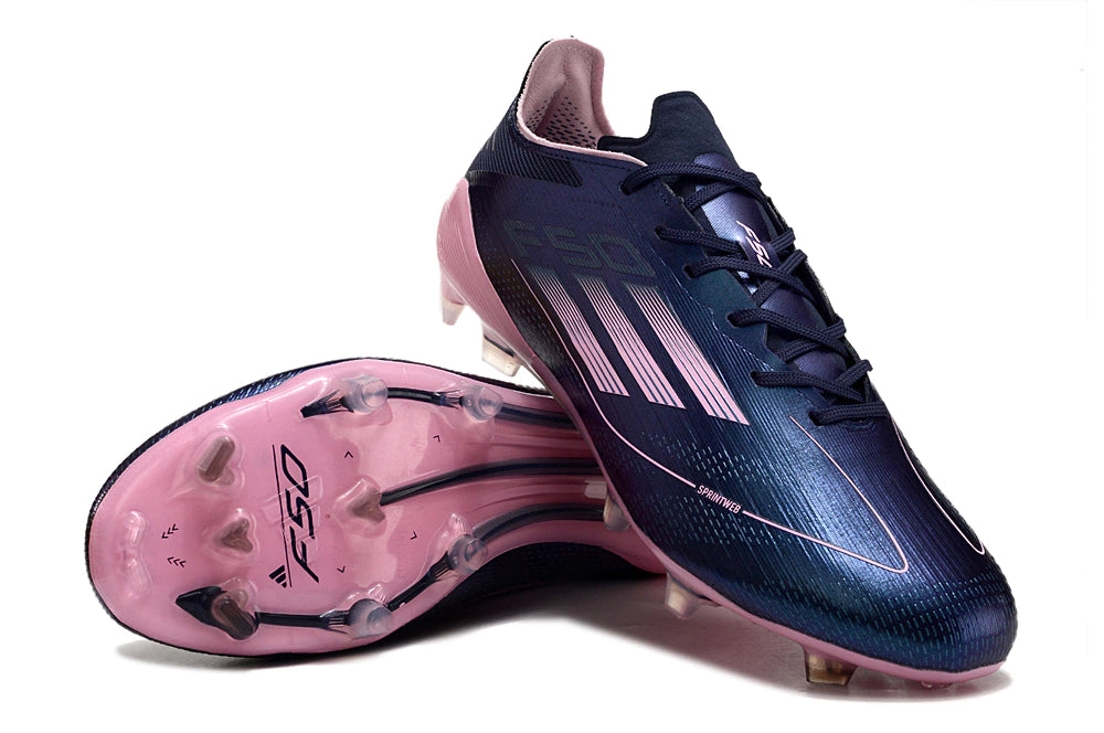 Chuteira Adidas F50 X Campo - Roxo/Rosa