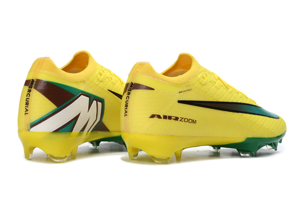 Chuteira Nike Air Zoom Mercurial Vapor 16 Elite FG - Amarelo/Verde