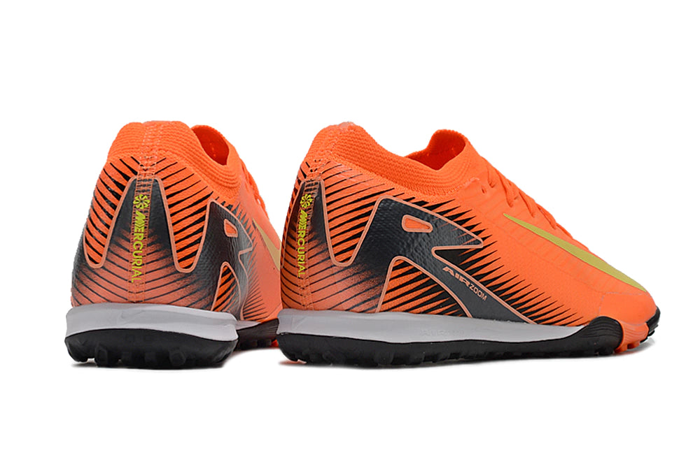 Chuteira Nike Mercurial Vapor 16 Elite Society - Preto/Laranja