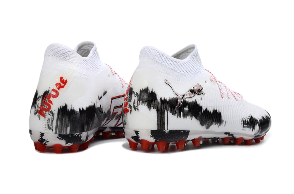 Chuteira Puma Future 8 Match MG - Branco/Preto