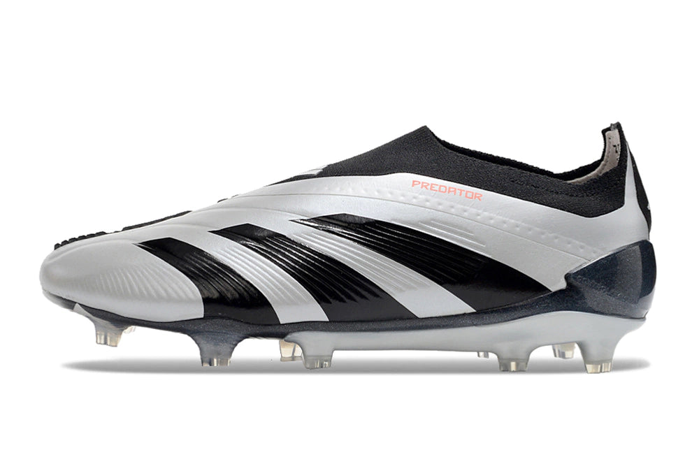 Chuteira Adidas Predstrike Elite Laceless Campo - Cinza/Preto