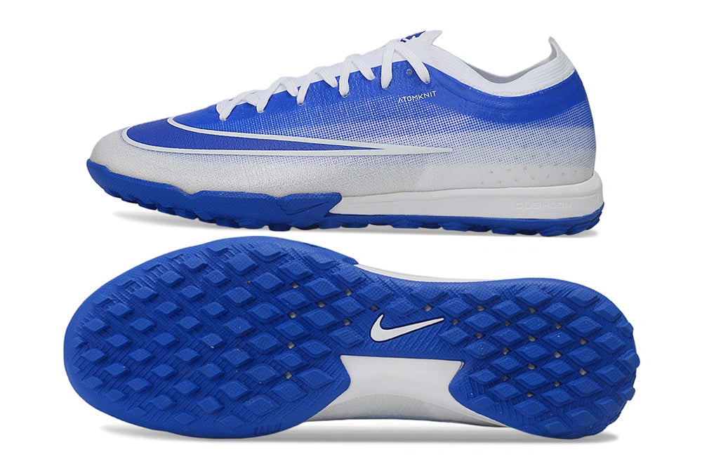 Chuteira Nike Mercurial Vapor 17 Elite Society - Azul/Branco