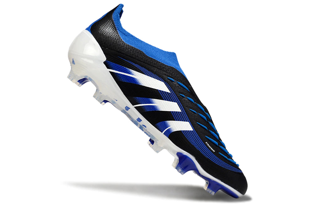 Chuteira Adidas Predator Elite 25 Laceless Campo - Preto/Azul
