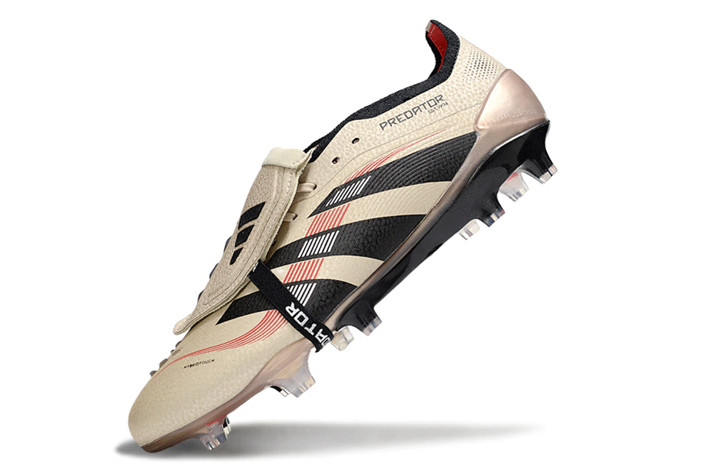 Chuteira Adidas Predator Elite Tongue 25 Campo FG - Marrom/Preto
