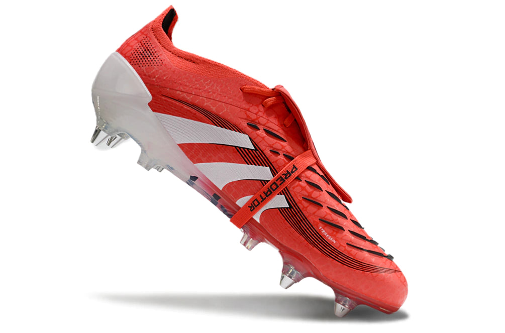 Chuteira Adidas Predator 25 Elite Tongue SG "Pure Victory"