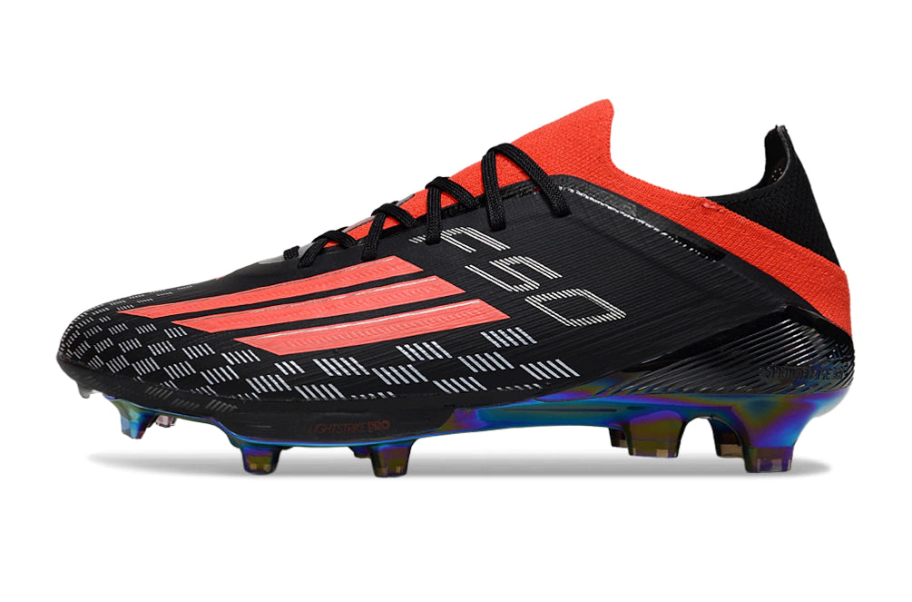 Chuteira Adidas F50 X Campo - Preto/Vermelho