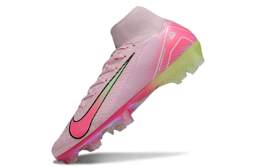 Chuteira Nike Air Zoom Mercurial Superfly 10 Elite Campo - Rosa
