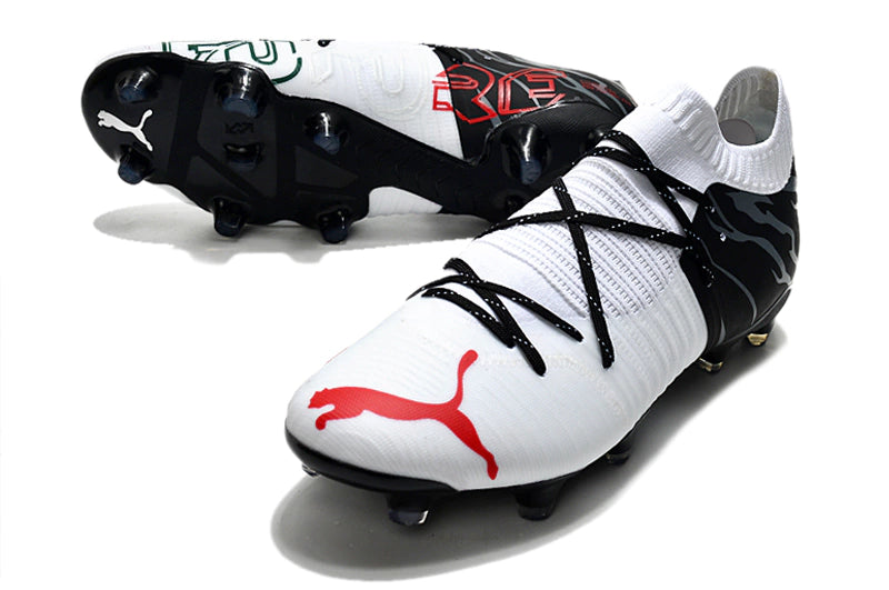 Chuteira Puma Future Z 1.1 Campo FG/AG - Branco/Preto