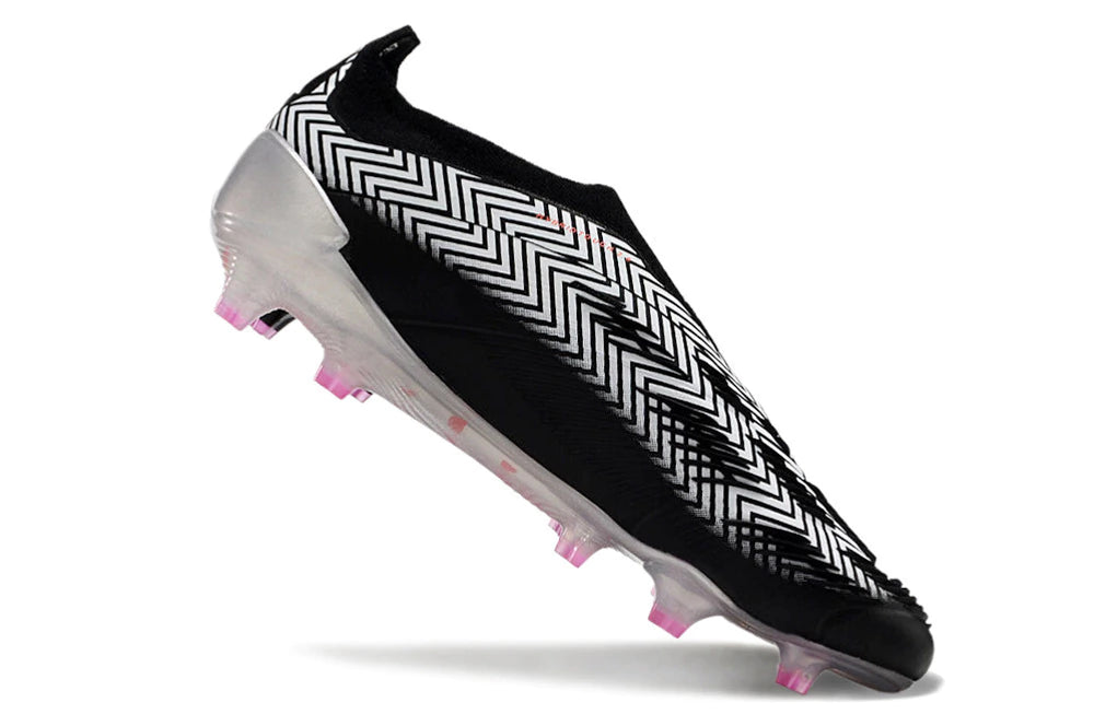 Chuteira Adidas Predstrike Elite Laceless Campo - Cinza/Preto