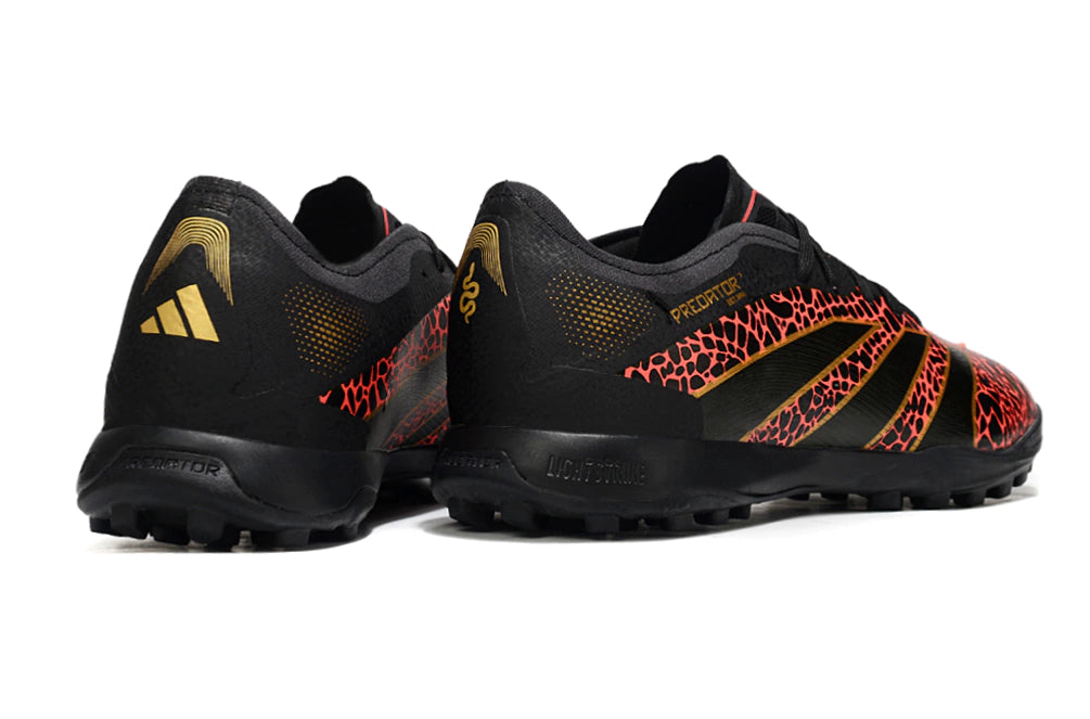 Chuteira Adidas Predator 25 Elite Society - Preto/Vermelho