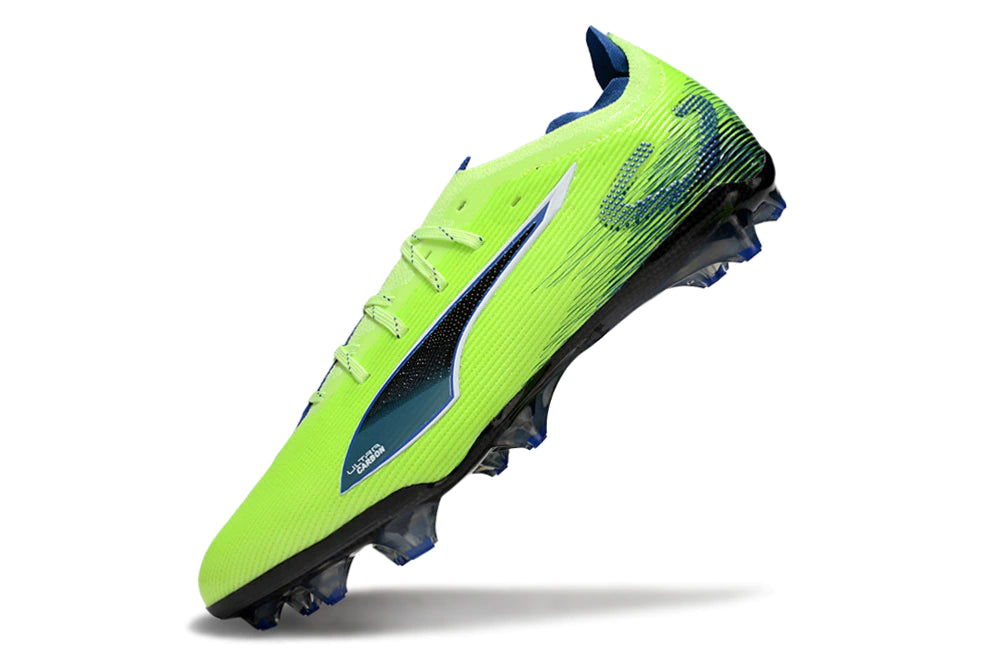 Chuteira Puma Ultra 5 Carbon FG - Verde/Azul