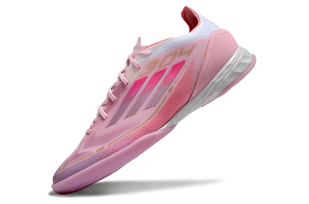 Chuteira Adidas X F50 Futsal - Rosa/Branco
