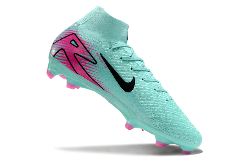 Chuteira Nike Mercurial Superfly 10 Elite Campo - Azul/Rosa