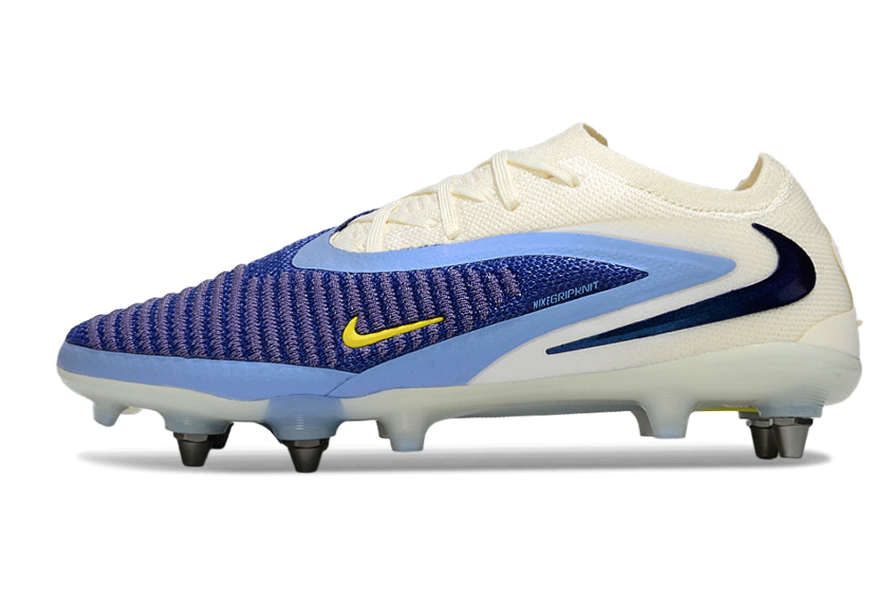 Chuteira Nike Phantom 6 Elite SG - Branco/Azul