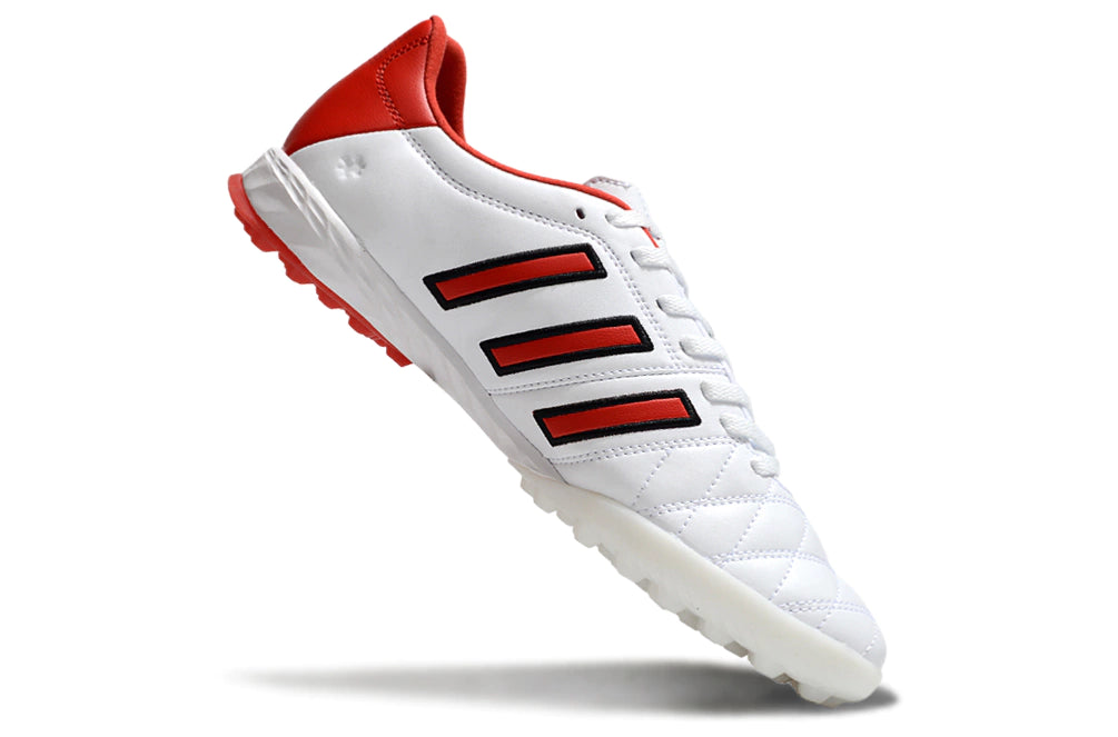 Chuteira Adidas Adipure 11 Pro Society TF - Branco/Vermelho