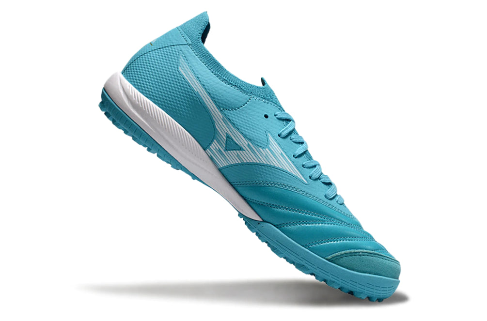 Chuteira Miuzno Morelia Neo Sala β Society - Azul/Branco