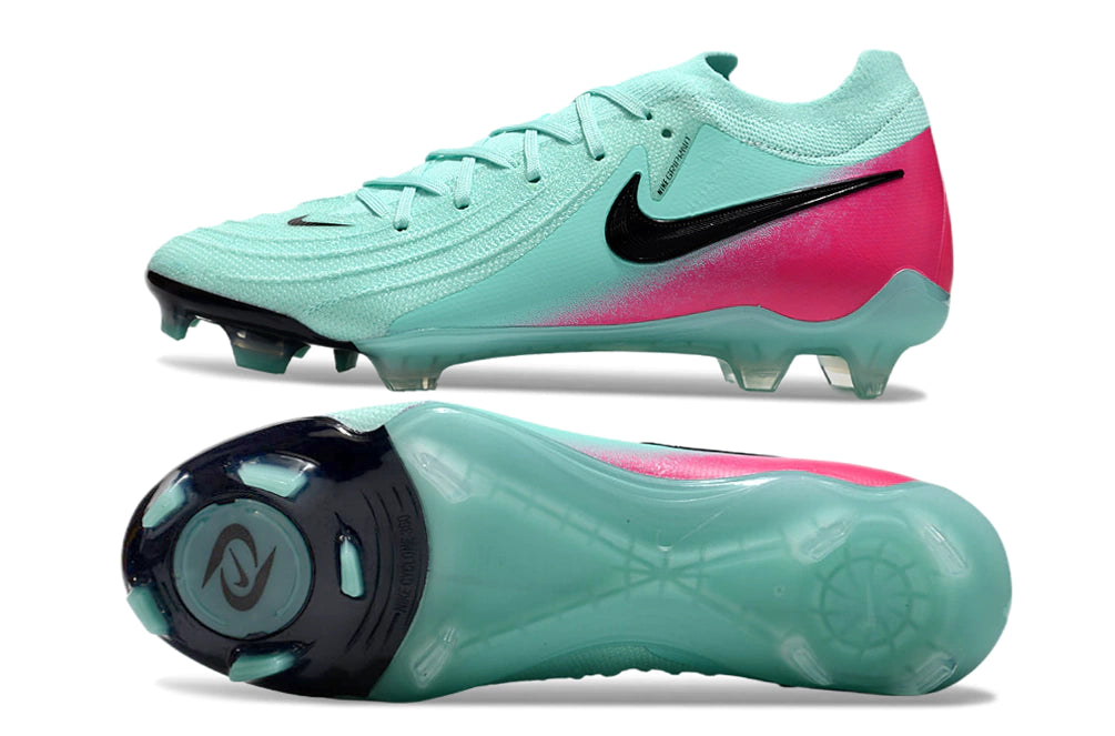 Chuteira Nike Campo Phantom GX2 Elite Campo FG - Azul/Rosa