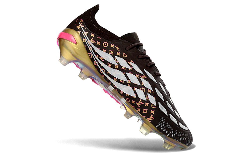 Chuteira Adidas Predator Elite 26 Campo FG - Marrom