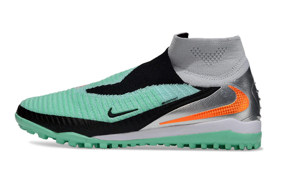Chuteira Nike Phantom ReactX 6 Pro Botinha Society TF - Verde