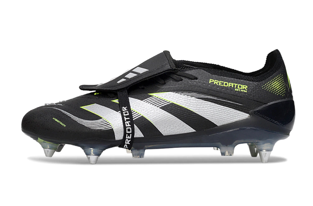 Chuteira Adidas Predator 25 Elite Tongue SG - Preto