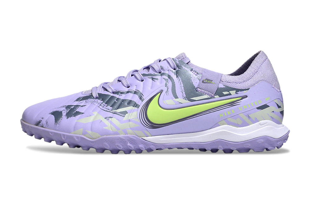 Chuteira Nike Tiempo 10 Pro Society Roxo "United Pack"