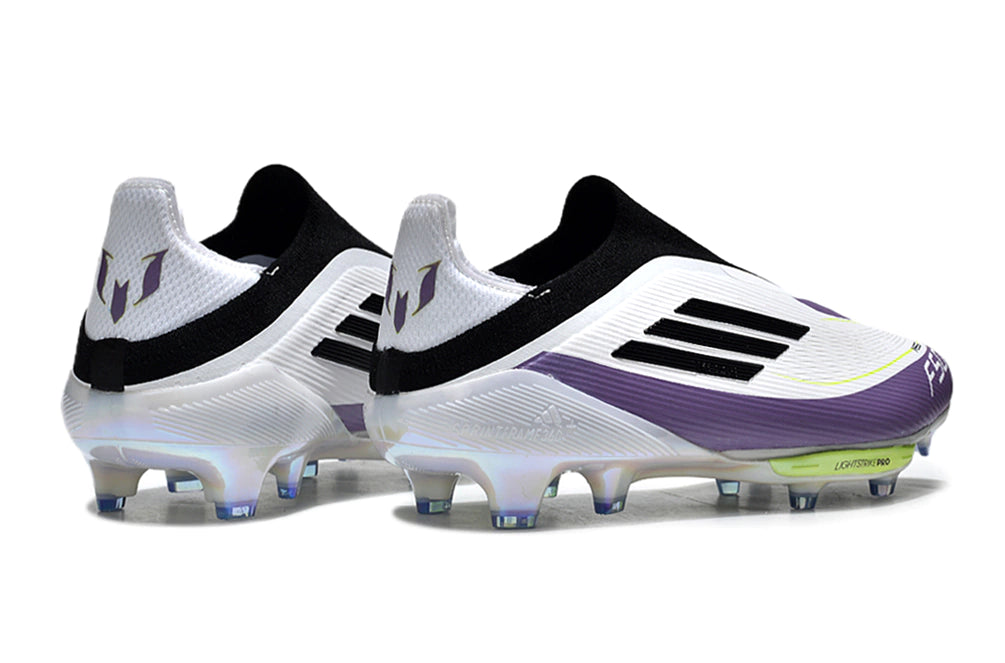 Chuteira Adidas F50+ Elite Campo - Branco/Roxo