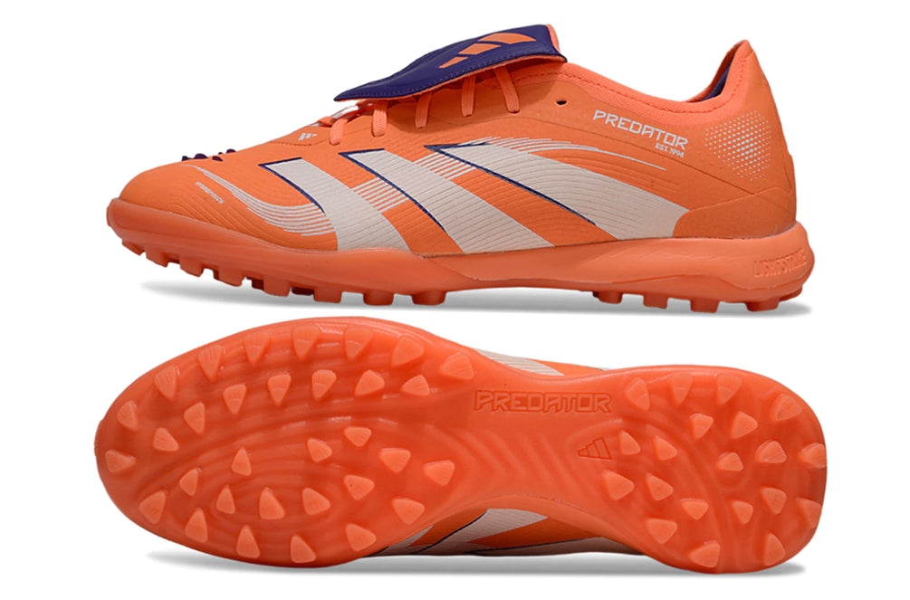 Chuteira Adidas Predator Tongue Elite 25 Society - Laranja
